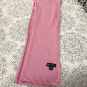 Caroline Grace cashmere soft pink scarf - MINT CONDITION